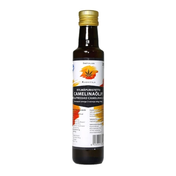 Kallpressad camelinaolja, 250 ml