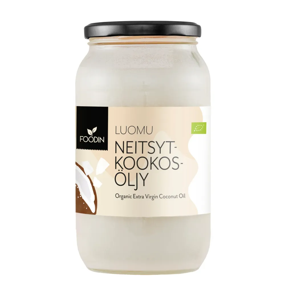Kallpressad jungfru kokosolja, 1 liter