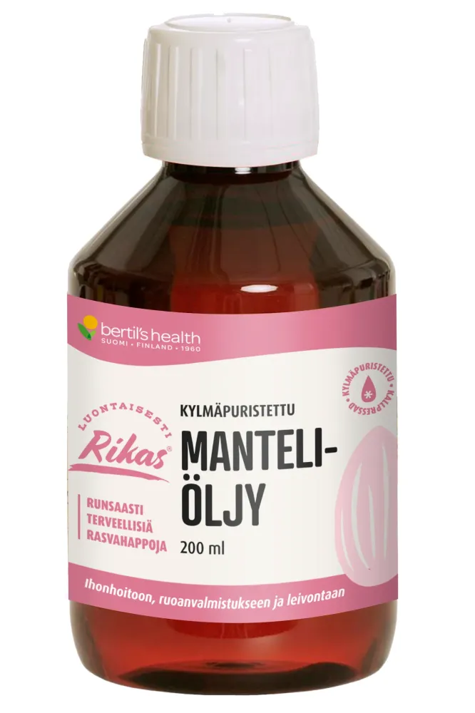 Kallpressad mandelolja, 200 ml