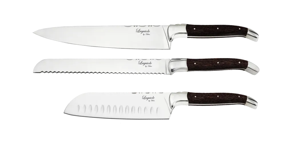 Knivar FunNordic Laguiole Hâws Kockknivar 3 delar Wengé