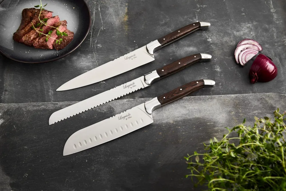 Knivar FunNordic Laguiole Hâws Kockknivar 3 delar Wengé