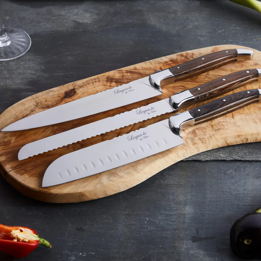 Knivar FunNordic Laguiole Hâws Kockknivar 3 delar Wengé