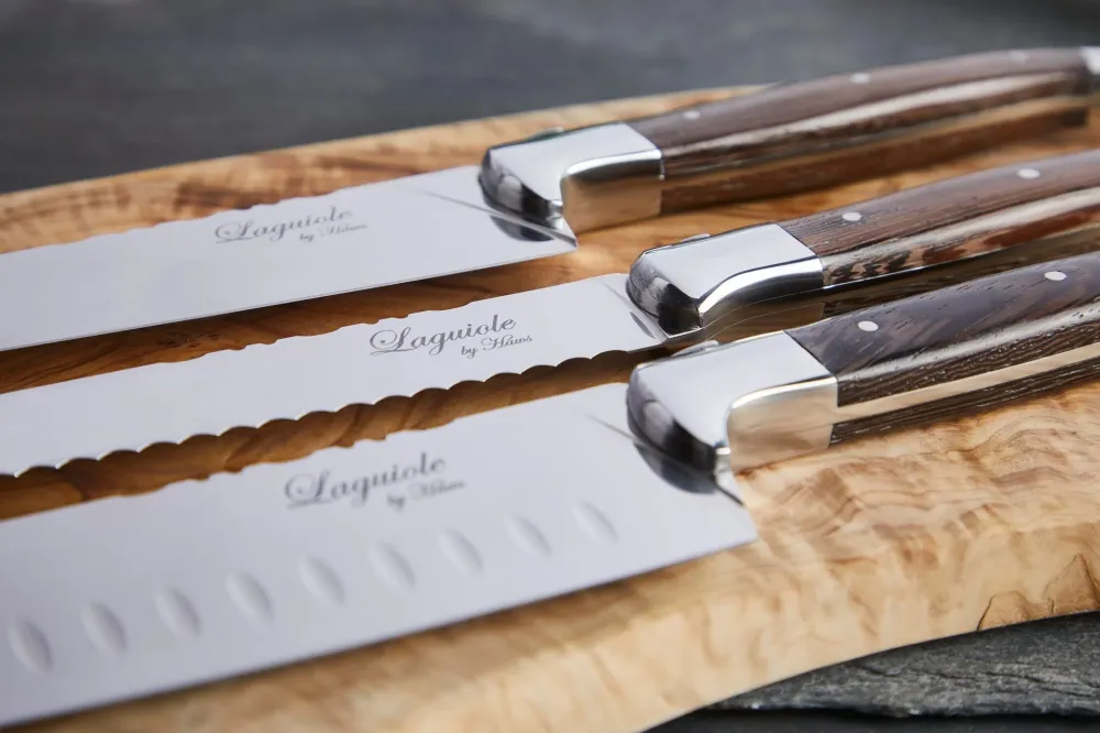 Knivar FunNordic Laguiole Hâws Kockknivar 3 delar Wengé