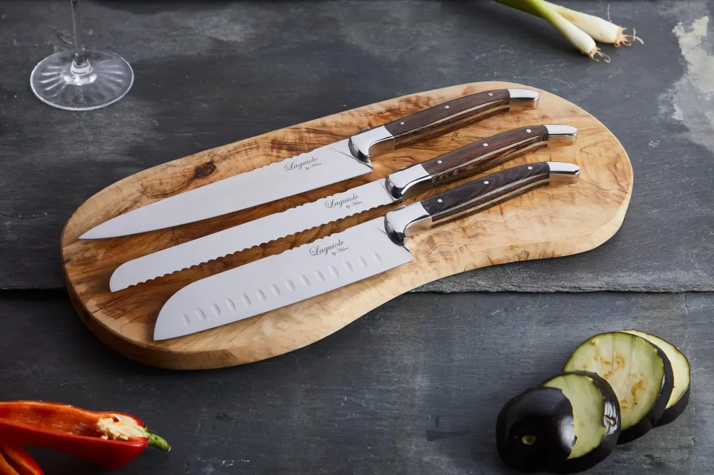 Knivar FunNordic Laguiole Hâws Kockknivar 3 delar Wengé