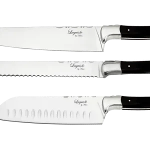 Knivar FunNordic Laguiole Hâws Kockset 3 delar Kolsvart Trä