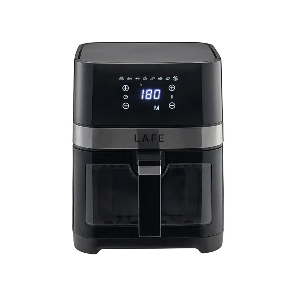 Lafe fettfri fritös, 1500W, 7 program, LCD-display, MasterFry