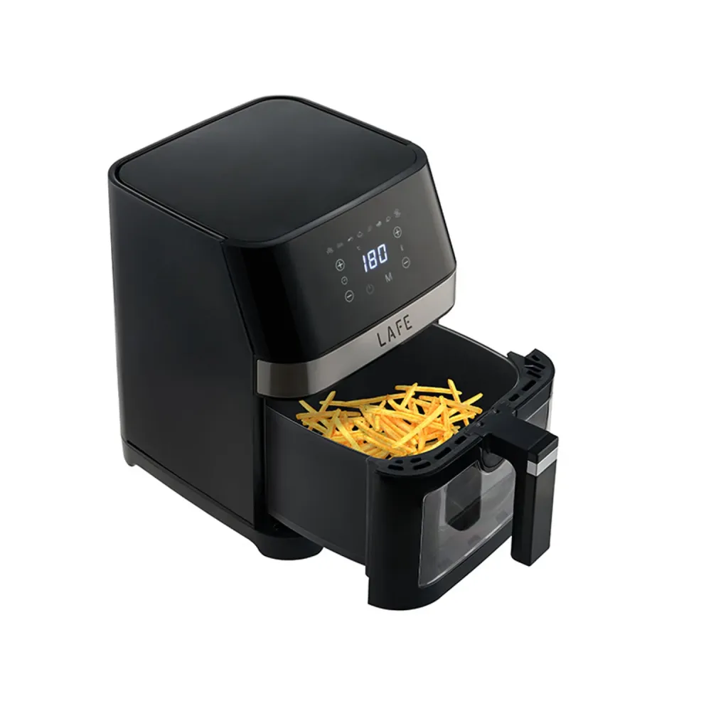 Lafe fettfri fritös, 1500W, 7 program, LCD-display, MasterFry