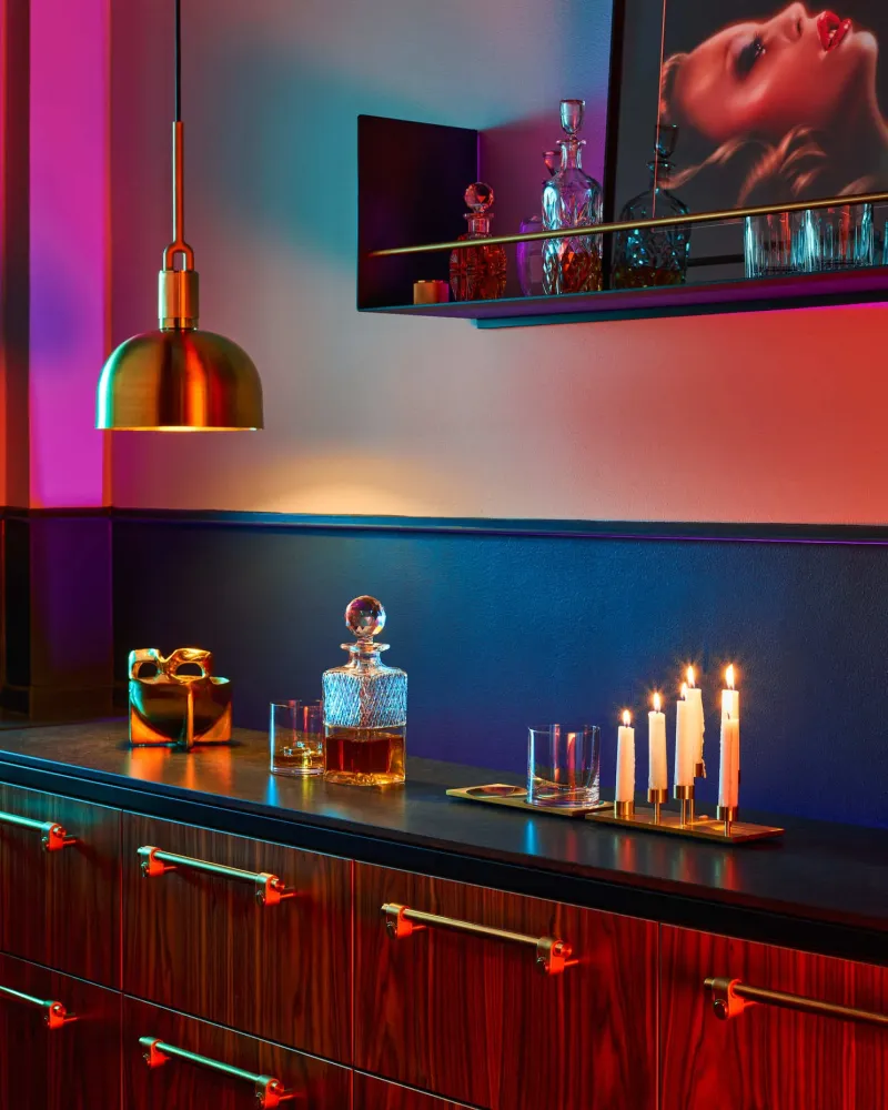 Machined Whisky, ordna med whiskyglas med bricka i mässing • Buster + Punch