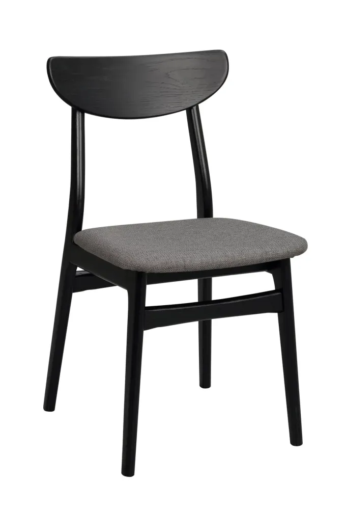 RODHAM KÖKSSTOL SVART/MÖRKGRÅ