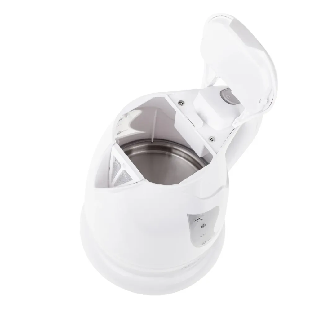 Sladdlös vattenkokare Adler, 850W, 1L, snö, AD 08 w