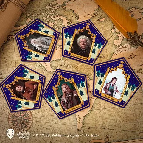HARRY POTTER - Chokladgroda Form + 6 lådor + 12 Trollkarlskort