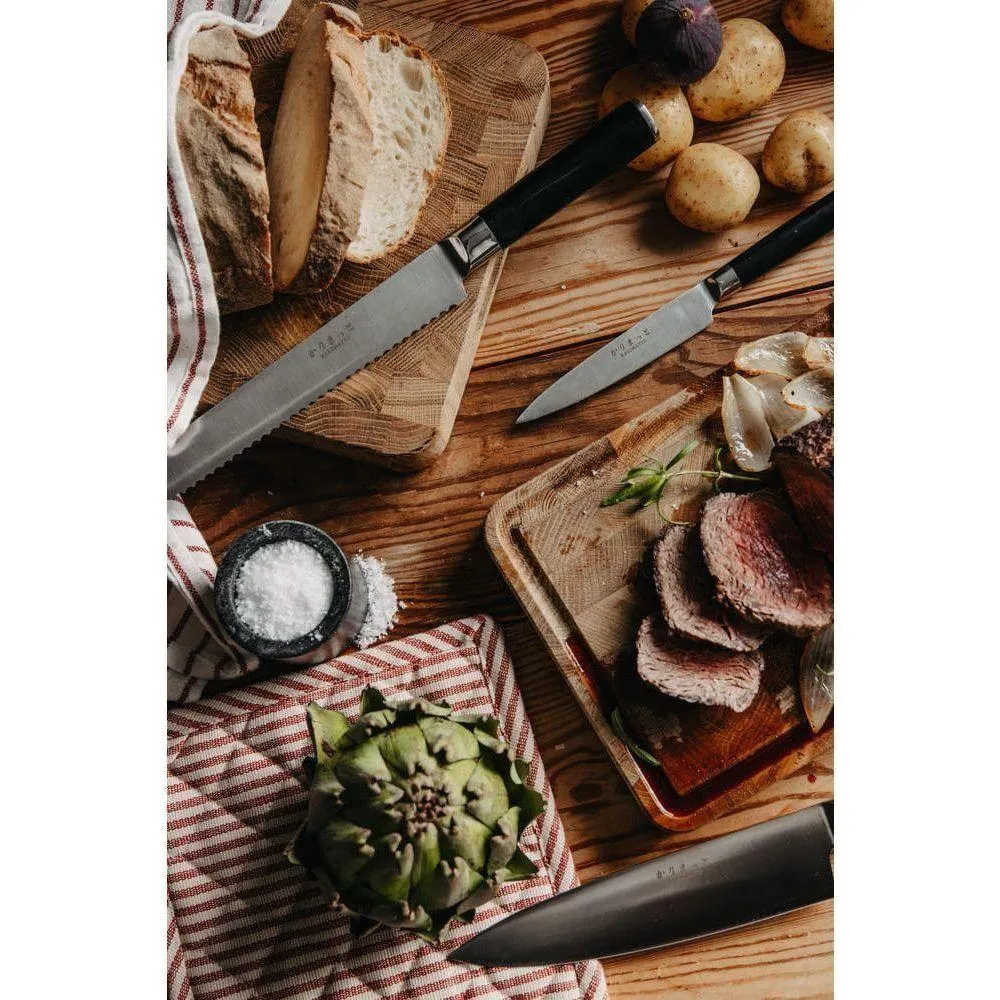 Karimatto 3 dels Ordna Allkniv 12 cm & Kockkniv 20 cm & Brödkniv 20 cm