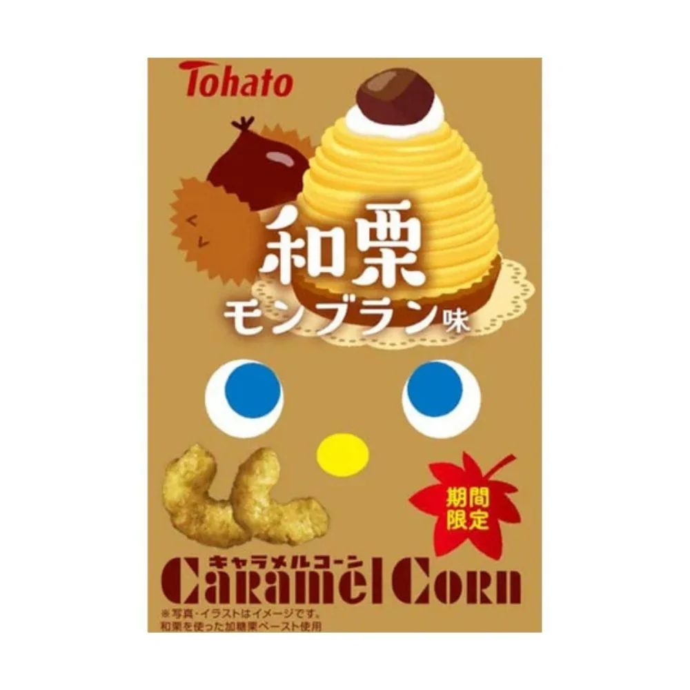 Tohato Caramel Corn - Japansk kastanj Mont Blanc
