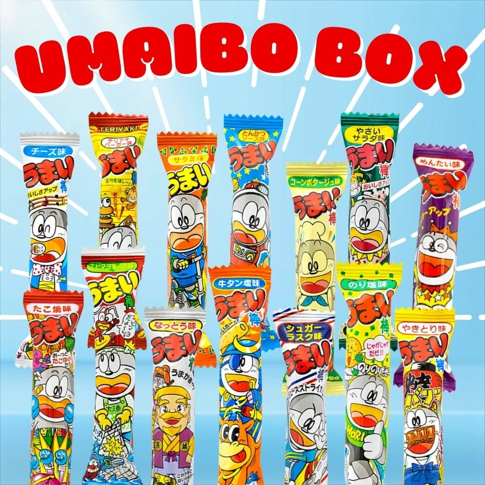 Umaibo Deluxe Provlåda – Alla 14 Smaker (42 st)