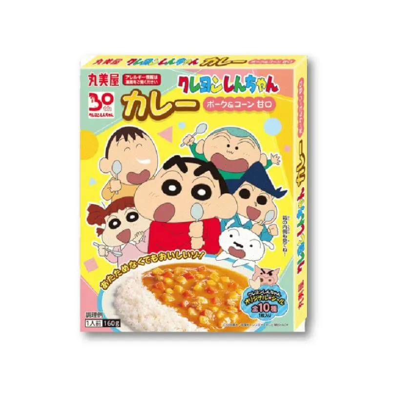 Crayon Shin-chan – Snabbcurry med fläsk och majs