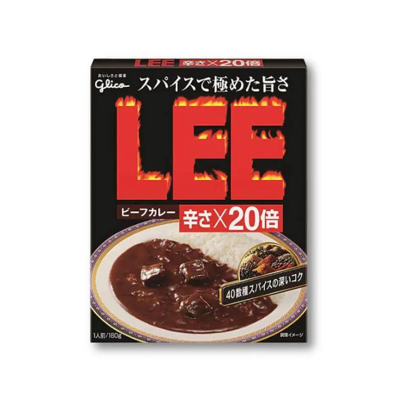 Glico LEE Biffgryta 20x Stark [Färdig curry]