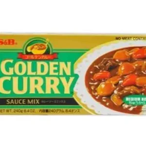 S&B Japansk Golden Curry kub (Medium Stark) 220g