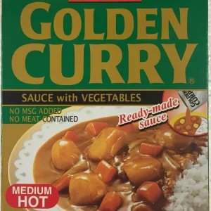 Japansk Golden Curry med Grönsaker (Medium) 230g, S&B