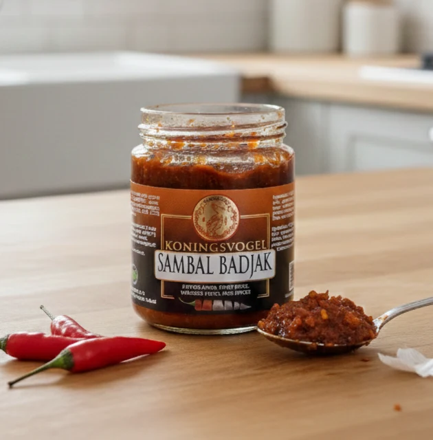 Sambal Badjak 280g, Koningsvogel