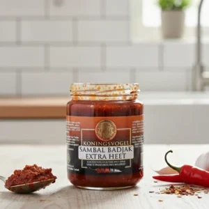 Sambal Badjak extra het 280g, Koningsvogel