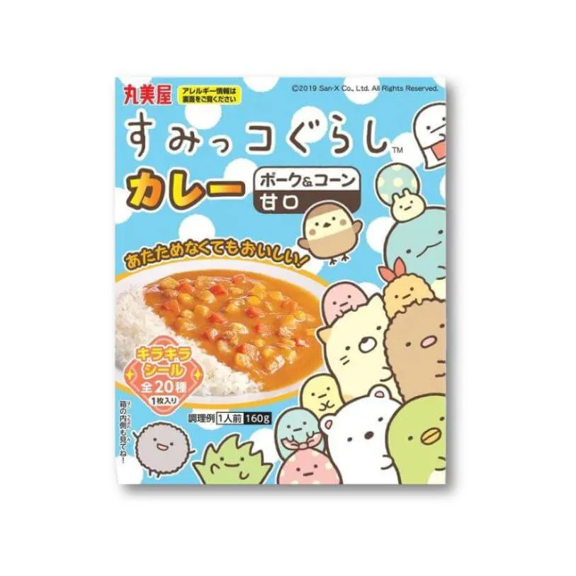 Sumikko Gurashi Snabb Curry med Fläsk & Majs