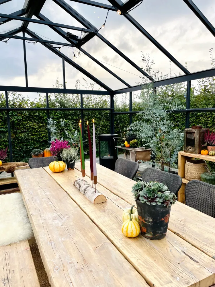 Havebord af Genbrugsplanker | Fenris Stel 180