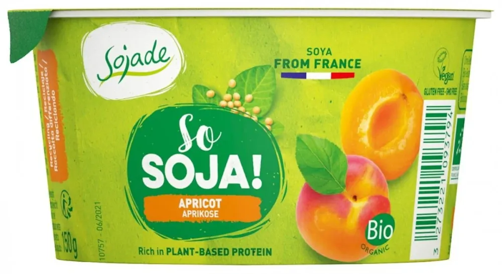 Vente dessert soja aprikot glutenfri EKO 150 g - SOJADE