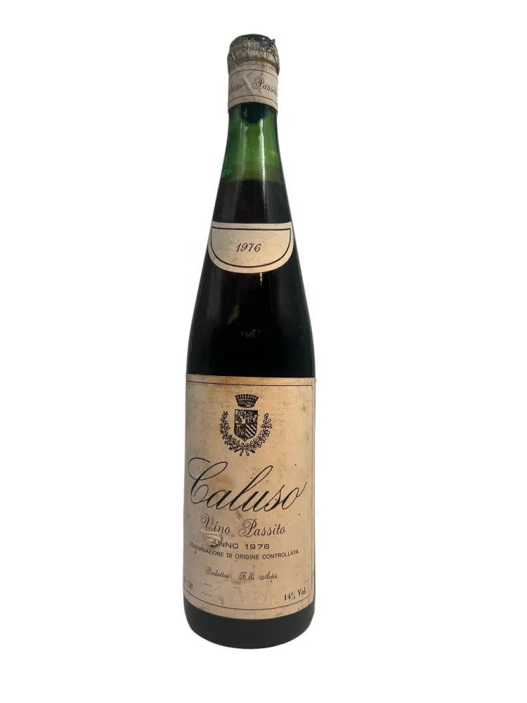 Caluso Bettili Aris 1976 dessertvin får inte plats i lådan