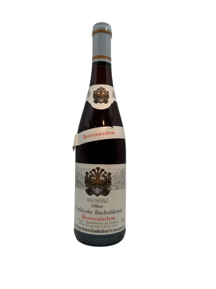 Nußdorfer Bischofskreuz Beerenauslese 1986