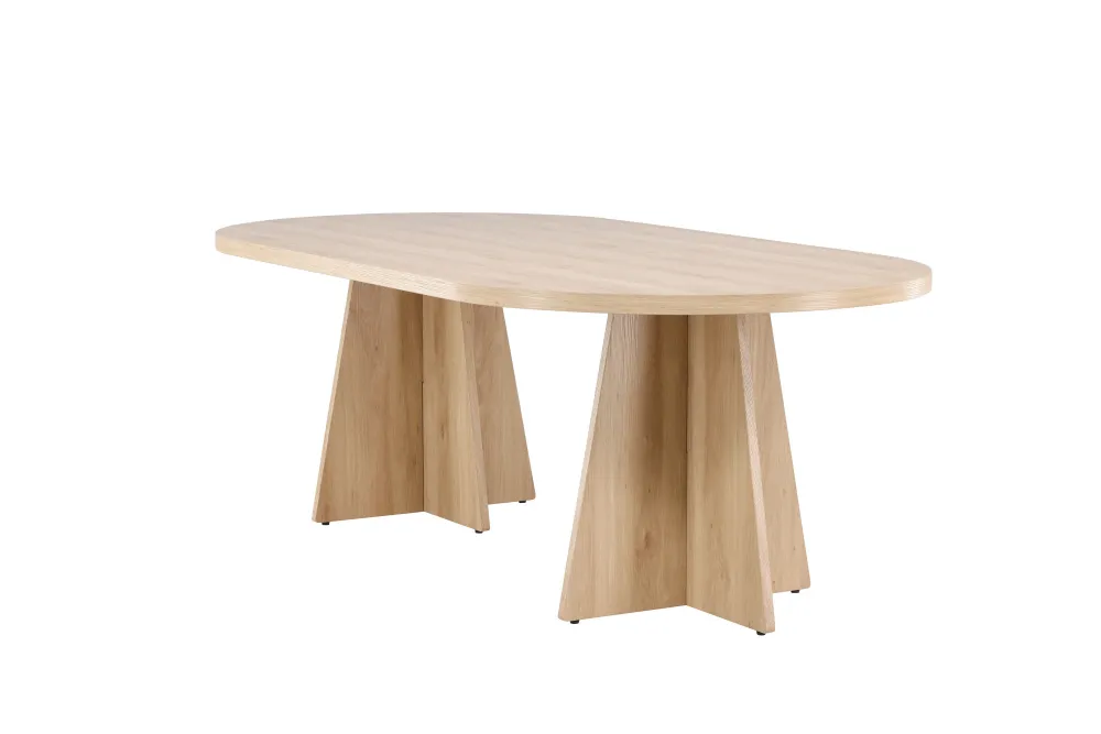 Bootcut Matbord 115x230 cm – Skandinavisk Enkelhet i Organic Tappning