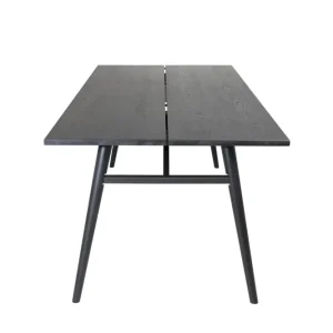 Matbord Venture Home Slim Förlängningsbart 95x195 cm Svartborstad
