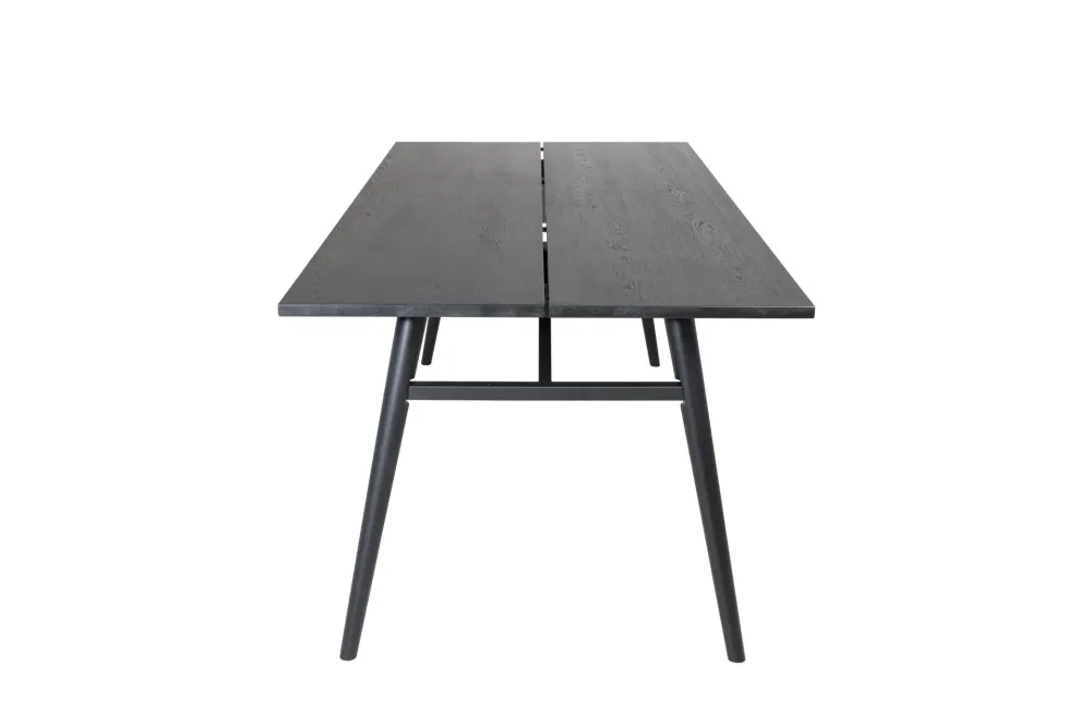 Matbord Venture Home Slim Förlängningsbart 95x195 cm Svartborstad