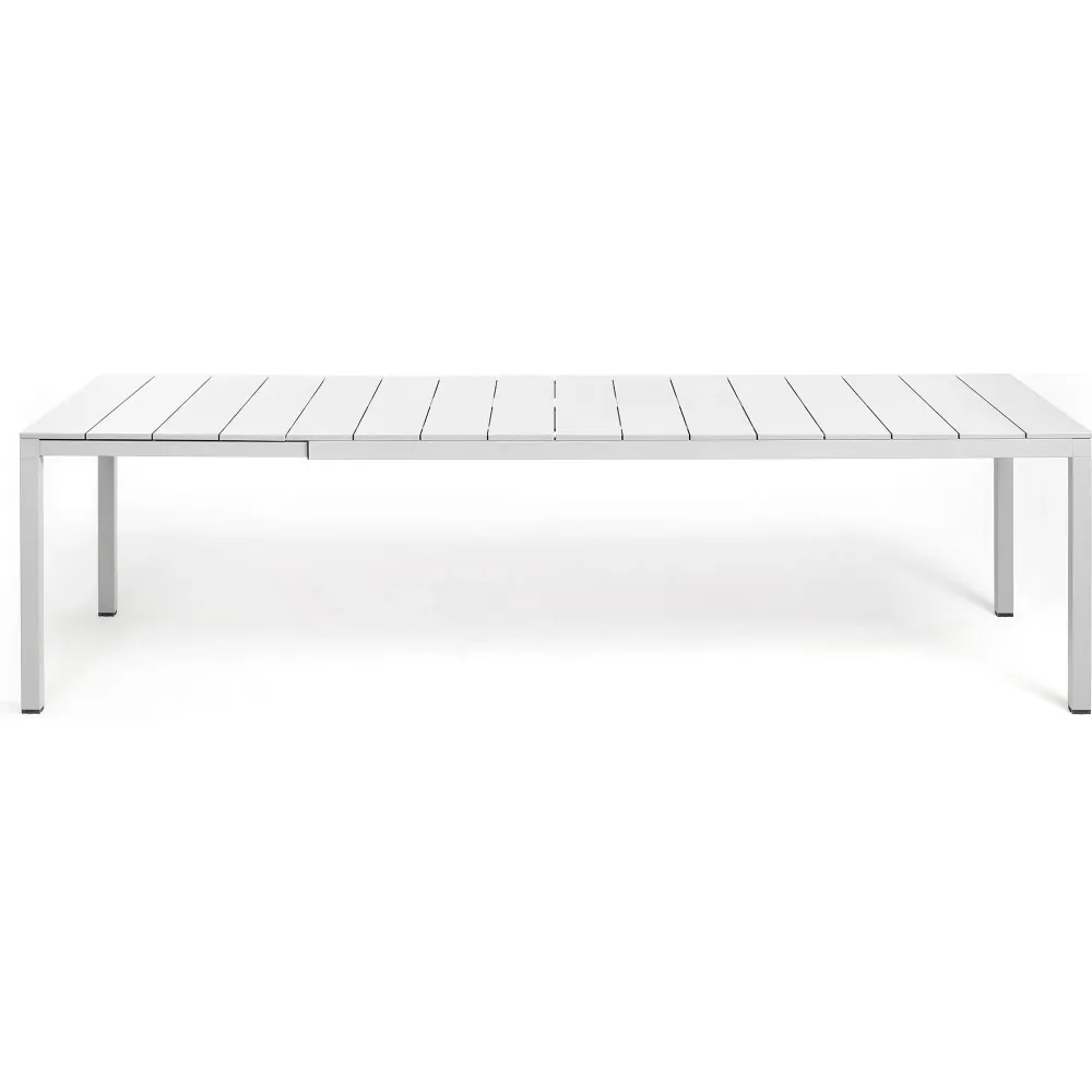 Rio Alu Matbord – Förlängningsbart 140-210/210–280 cm Vit