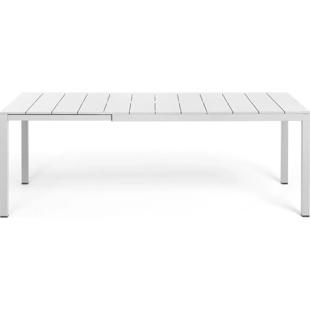 Rio Alu Matbord – Förlängningsbart 140-210/210–280 cm Vit