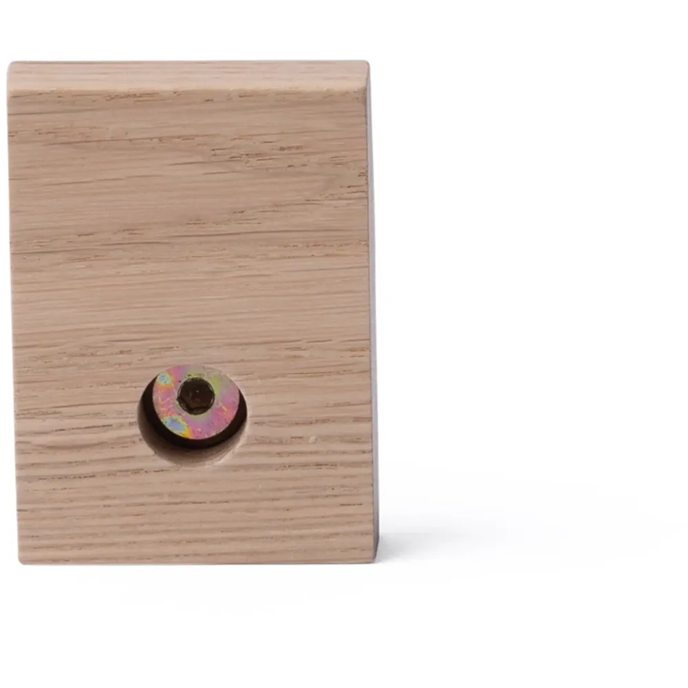 KAOS Natural Klapp Wall Hook Hardwood + Recycled Stol