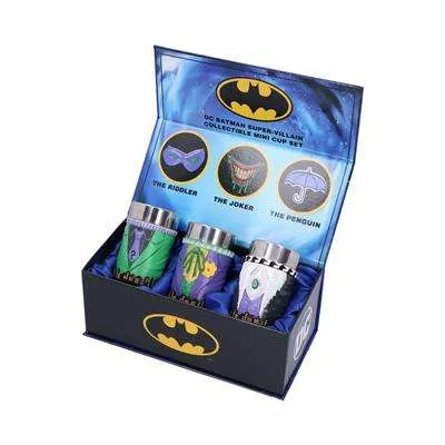 DC Batman Super-Villain Samlar Bärbar Mug Set