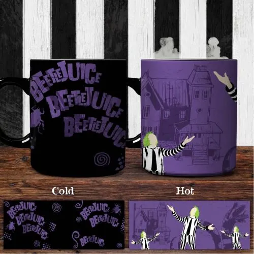 BEETLEJUICE - Beetlejuice - Heat Ändra Mug 300ml
