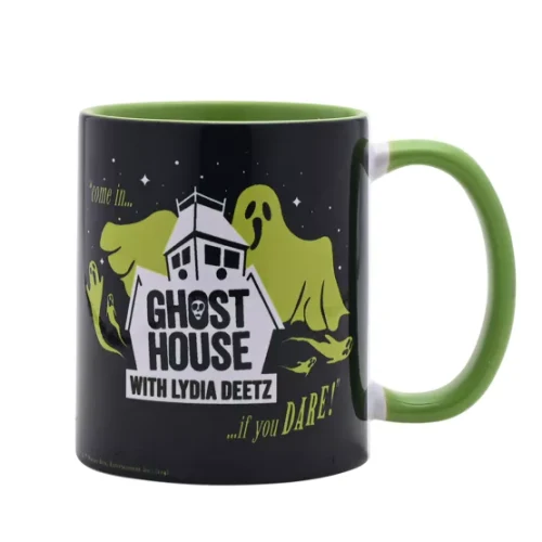 BEETLEJUICE - Ebenholts & Grön - Spökhus - Inre Färgad Kopp - 10Oz