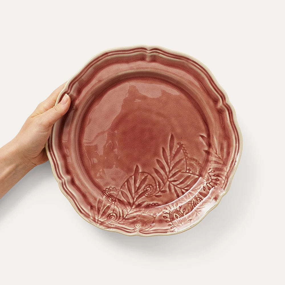 Dinner Plate Old Rose