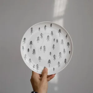ELEVATED PLATE, WHITE