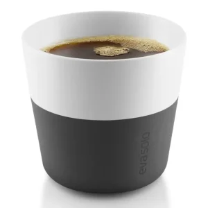 Eva Solo Mugg 230 ml, place i 2 delar, med silikonöverdrag, kolsvart