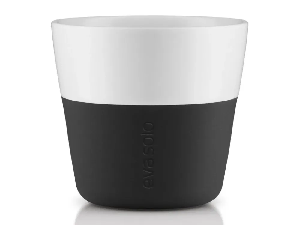 Eva Solo Mugg 230 ml, place i 2 delar, med silikonöverdrag, kolsvart