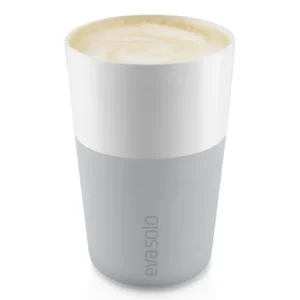 Eva Solo Mugg 360 ml, ordna i 2 delar, med silikonöverdrag, ljusgrå