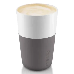 Eva Solo Mugg 360 ml, place i 2 delar, med silikonöverdrag, grå