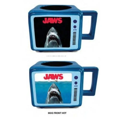 JAWS - Bigger Boat - Mug VINTAGE TV Heat Change 500 ml