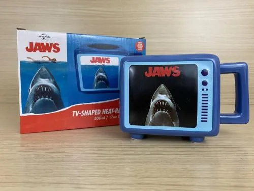 JAWS - Bigger Boat - Mug VINTAGE TV Heat Change 500 ml