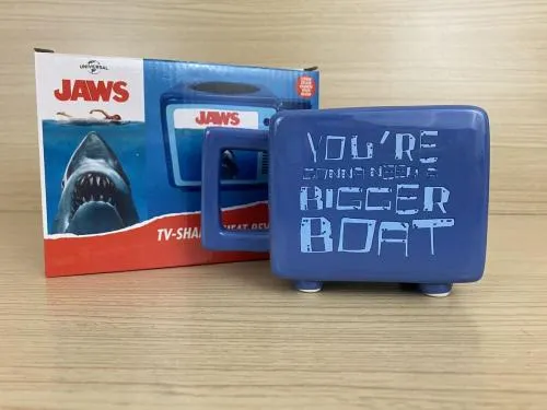 JAWS - Bigger Boat - Mug VINTAGE TV Heat Change 500 ml