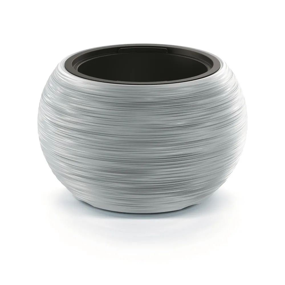 Prosperplast Furu Bowl DBFUK440-S449 Oval Blomkruka Med Insats (Ljusgrå)