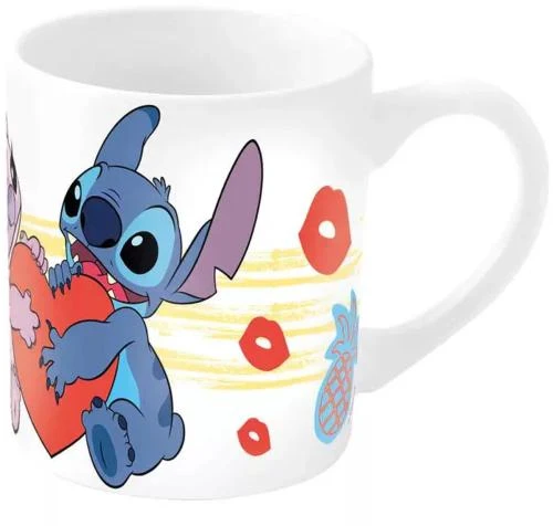 STITCH - Middagsset - Mugg 325ml + Skål + Tallrik 3 delar