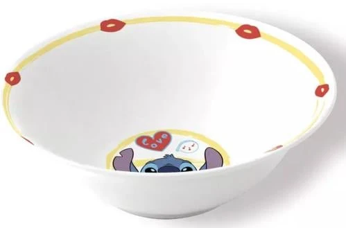 STITCH - Middagsset - Mugg 325ml + Skål + Tallrik 3 delar